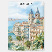 Malaga Andalusien Spanien Magnet (Vorderseite)