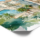 Malaga Andalusien Spanien Poster (Ecke)