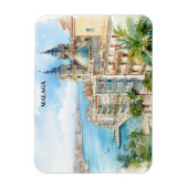Malaga Andalusien Spanien Reise Magnet (Vertikal)