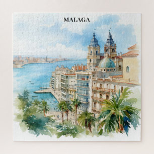 Malaga Andalusien Spanien Reise Puzzle