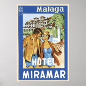 Malaga Hotel Miramar Poster (Vorne)