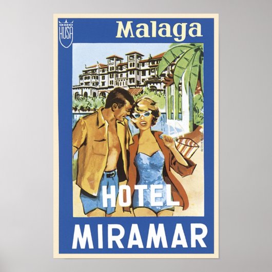 Malaga Hotel Miramar Poster (Vorne)