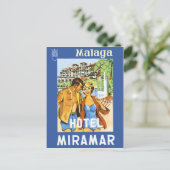 Malaga - Hotel Miramar Postkarte (Stehend Vorderseite)