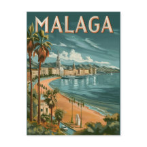 Malaga in Retro Charm - Vintage Reise