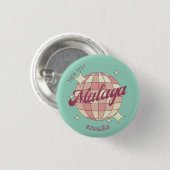 Málaga Malaga España Spain Accessoire Button (Vorne & Hinten)
