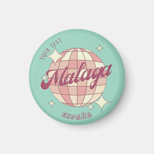 Málaga Malaga Spanien spanien Accessoire Geschenk  Magnet (Vorne)