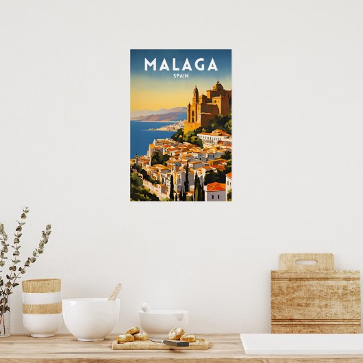 Malaga Poster (Küche)