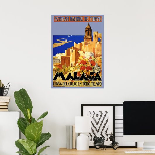 MALAGA POSTER (Heimbüro)