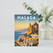 Malaga Postkarte (Stehend Vorderseite)