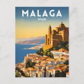Malaga Postkarte (Vorderseite)