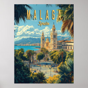 Malaga - Sonne, Meer und spanischer Charme Poster