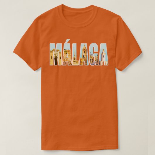 Malaga Souvenir T-Shirt (Design vorne)