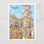 Malaga Spanien Berühmtes Wassersportzentrum Postkarte (Vorderseite)