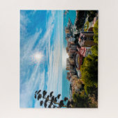 Malaga, Spanien (mit Blick auf Stadt und Küste) Puzzle (Vertikal)