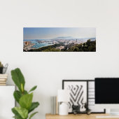 Malaga, Spanien Panorama Poster (Heimbüro)