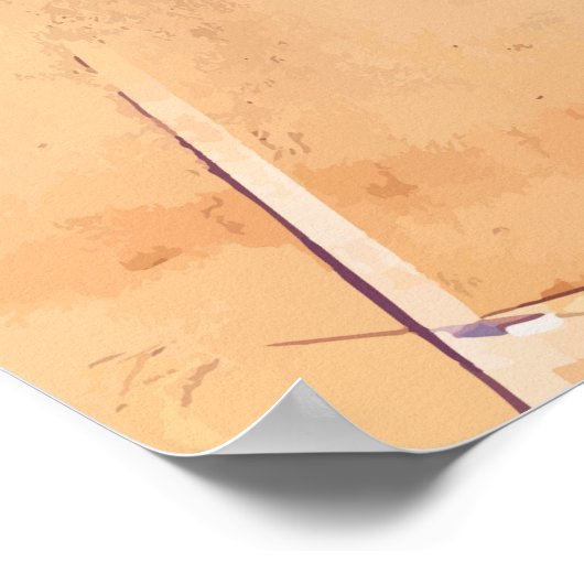 Malaga, Spanien Poster (Ecke)