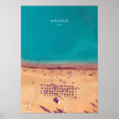 Malaga, Spanien Poster (Vorne)