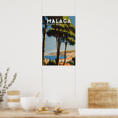 Malaga Spanien Poster (Küche)