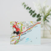 Malaga, Spanien Postkarte (Stehend Vorderseite)