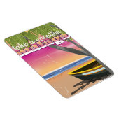 Malaga Spanien Reiseplakat. Magnet (Rechte Seite)