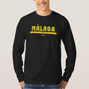 Málaga Spanien  Spanische Flagge Espana Touristen  T-Shirt