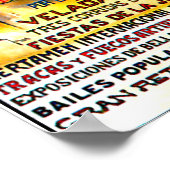 Malaga Spanien ~ Vintage Kfz-Werbung Poster (Ecke)