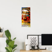 Malaga Spanien ~ Vintage Kfz-Werbung Poster (Heimbüro)