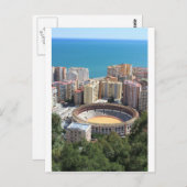 Malaga-Stierkampfarena Postkarte (Vorne/Hinten)