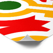 Malaga Straßenwände 1 Poster (Ecke)