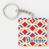 Malaga Straßenwände 2 Schlüsselanhänger (Vorderseite)