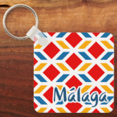Malaga Straßenwände 2 Schlüsselanhänger (Vorderseite)