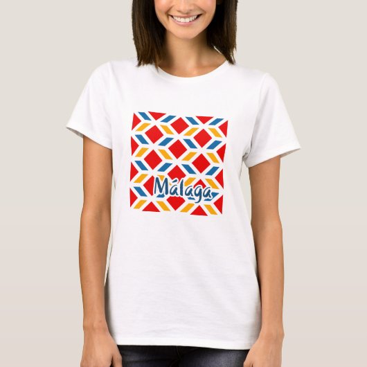 Malaga Straßenwände 2 T-Shirt (Vorderseite)