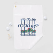 Malaga, window with flowers golfhandtuch (Insitu)