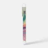 Malagasy Teal 151024AREF105 - Watercolor iPhone Hülle (Linke Seite)