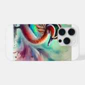 Malagasy Teal 151024AREF105 - Watercolor iPhone Hülle (Rückseite (Horizontal))