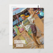 Malagnang Festival in Palawan Postkarte (Vorne/Hinten)