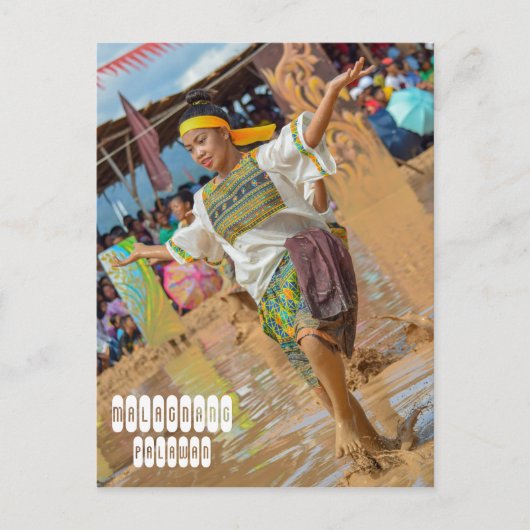 Malagnang Festival in Palawan Postkarte (Vorderseite)