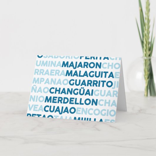 Malaguita Dankeskarte (Vorderseite)