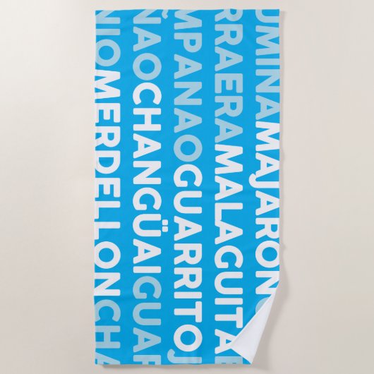 Malaguita Strandtuch (Vorderseite)