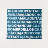 Malaguita Wandteppich (Vorderseite (Horizontal))