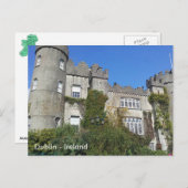 Malahide Castle, Dublin, Irland Postkarte (Vorne/Hinten)