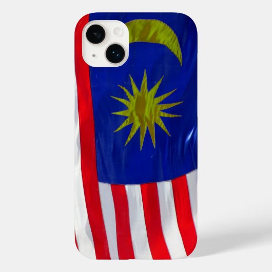 Malaienflagge Case-Mate iPhone Hülle (Rückseite)