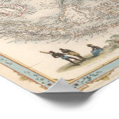 Malaiische Archipel oder Ost-Indische Inseln Poster (Ecke)