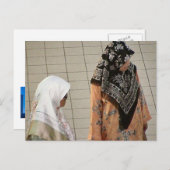 Malaiische Frauen Postkarte (Vorne/Hinten)