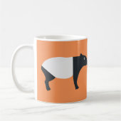 Malaiischer Tapir-Tasse Kaffeetasse (Links)