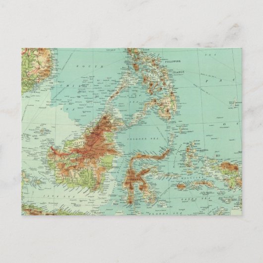 Malaiisches Archipel 2 Postkarte (Vorderseite)