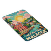 Malakka  Malaysia Magnet (Rechte Seite)