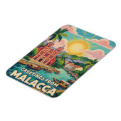 Malakka  Malaysia Magnet (Linke Seite)