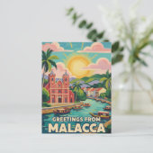 Malakka  Malaysia Postkarte (Stehend Vorderseite)