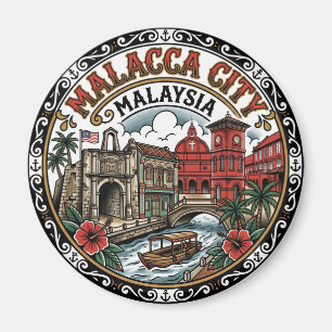 Malakka Stadt Malaysia Magnet